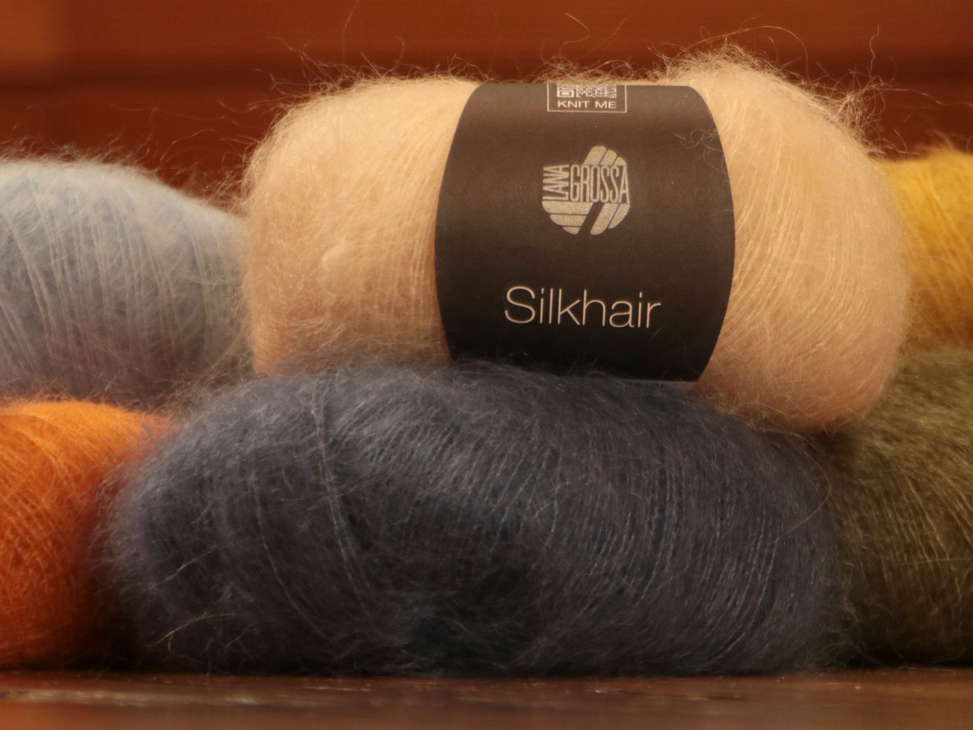 Flauschiges Mohair-Seide-Garn Silkhair von Lana Grossa